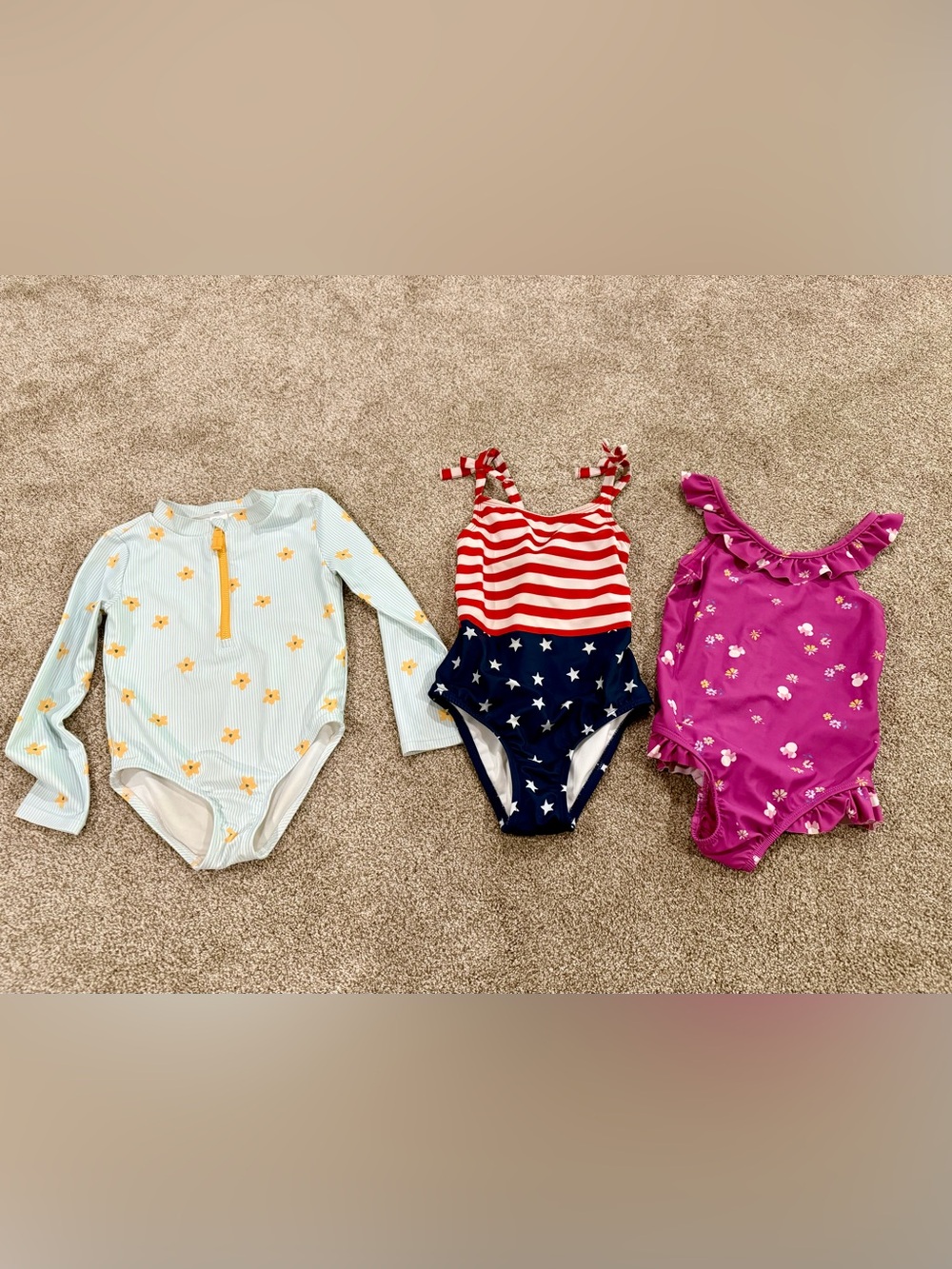 Kids One-Piece Swimsuits Bundle
